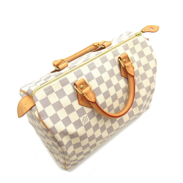 2101218066319 4 Louis Vuitton Speedy 30 Handbag Damier Azur White