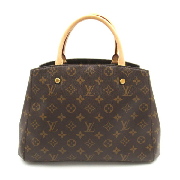 2101218066333 2 Louis Vuitton Montaigne MM Tote Bag Monogram Brown