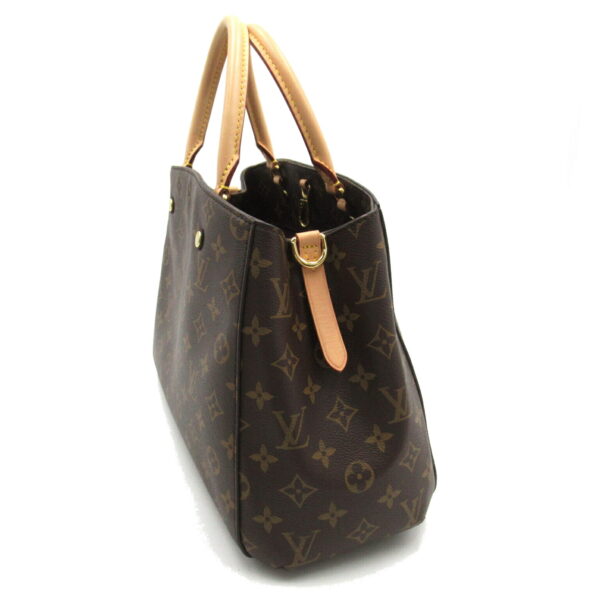 2101218066333 3 Louis Vuitton Montaigne MM Tote Bag Monogram Brown