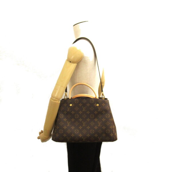 2101218066333 5 Louis Vuitton Montaigne MM Tote Bag Monogram Brown