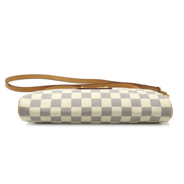 2101218066531 4 Louis Vuitton Eva Shoulder Bag Damier Azur White