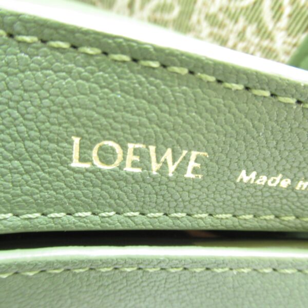 2101218071382 10 Loewe Luna Lambskin Shoulder Bag Green