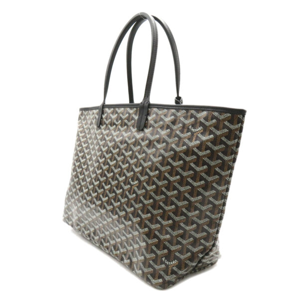 2101218071764 3 Goyard Saint Louis Pm Canvas Tote Bag Black