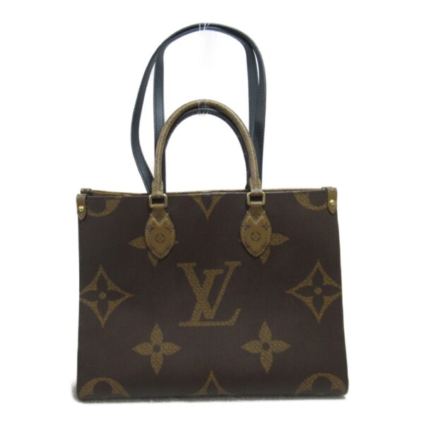 2101218073317 3 Louis Vuitton On the Go MM Tote Bag Monogram Giant Brown