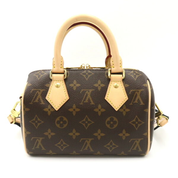 2101218073430 2 Louis Vuitton Speedy Bandouliere 20 2WAY Bag Brown