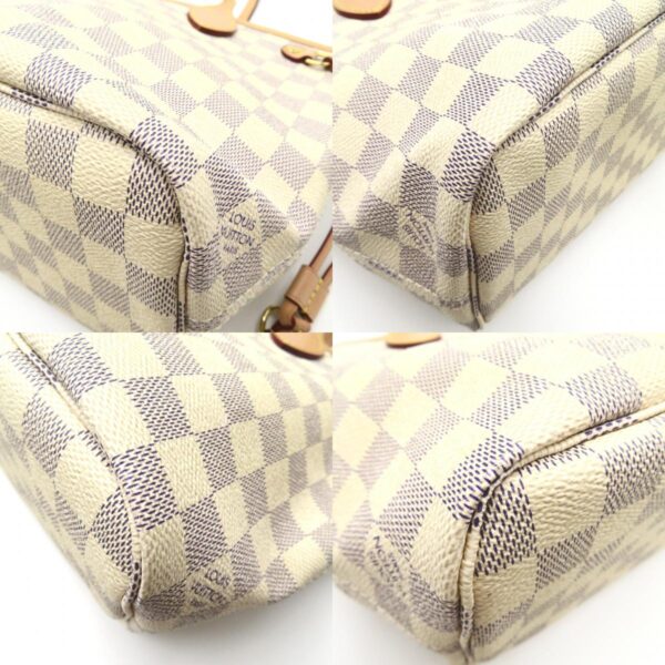 2101218086249 12c Louis Vuitton Neverfull PM Tote Bag Damier Azur White