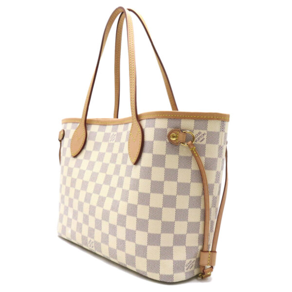 2101218086249 3 Louis Vuitton Neverfull PM Tote Bag Damier Azur White