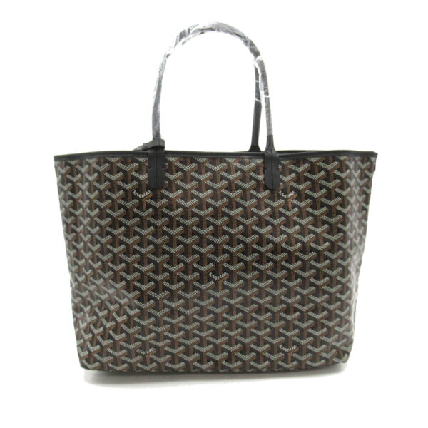 2101218086270 2 Goyard Saint Louis Pm Canvas Tote Bag Black