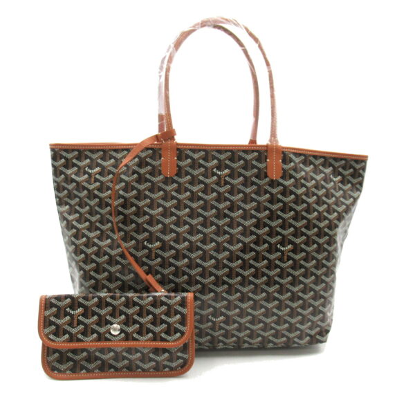 2101218086379 1 Goyard Saint Louis Pm Canvas Tote Bag Black