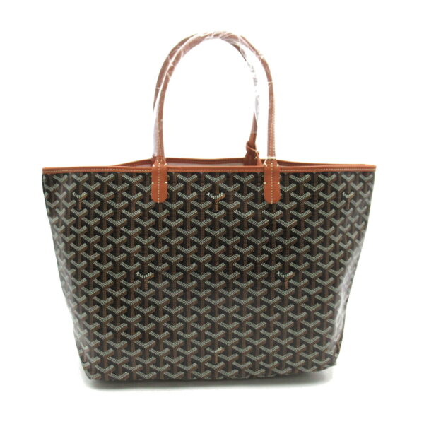 2101218086379 3 Goyard Saint Louis Pm Canvas Tote Bag Black