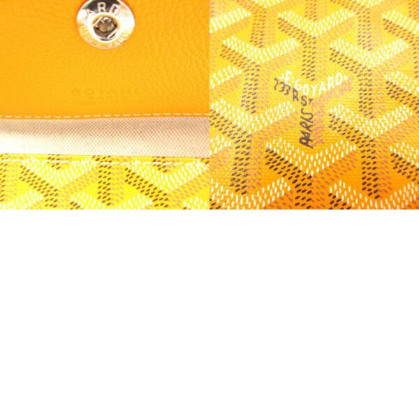 2101218086386 10c Goyard Saint Louis Pm Canvas Leather Tote Bag Yellow