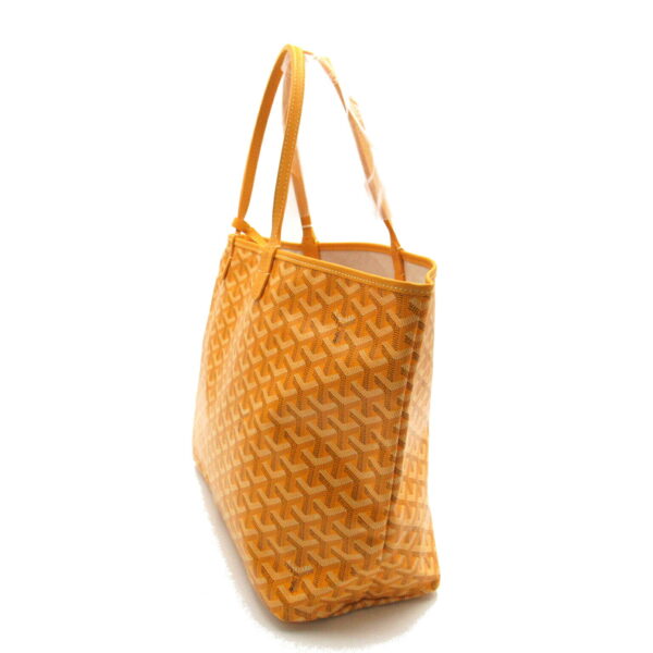 2101218086386 4 Goyard Saint Louis Pm Canvas Leather Tote Bag Yellow