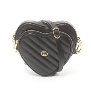 2101218088397 1 Salvatore Ferragamo Gancini Leather Mini Handbag Black