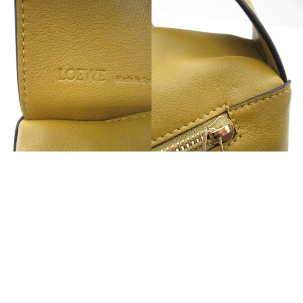 2101218092325 11c Loewe Puzzle Hobo Leather Shoulder Bag Yellow Ochre