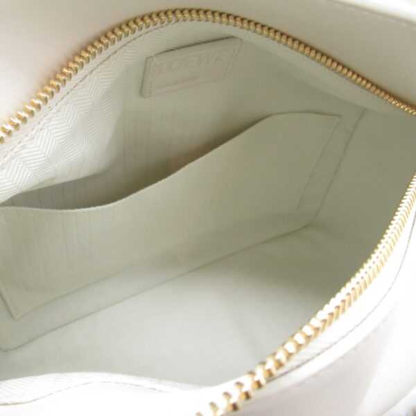 2101218092974 2 Loewe Puzzle Edge Small Leather Shoulder Bag White