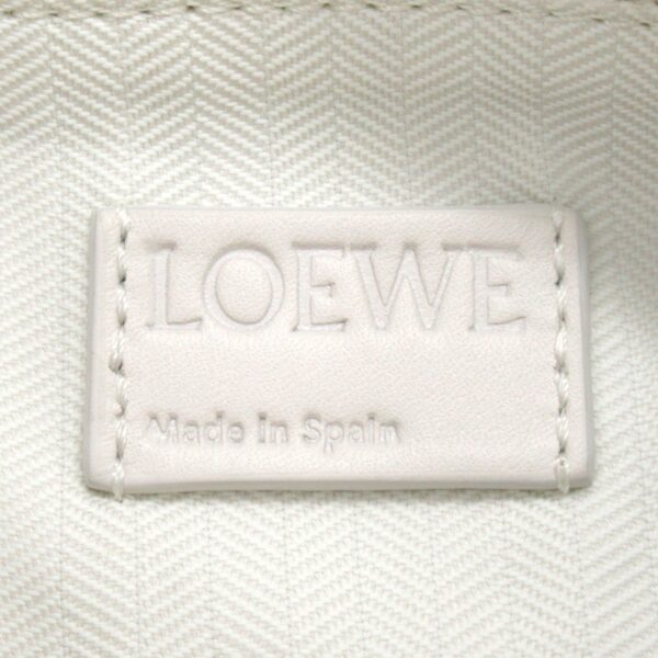 2101218092974 3 Loewe Puzzle Edge Small Leather Shoulder Bag White