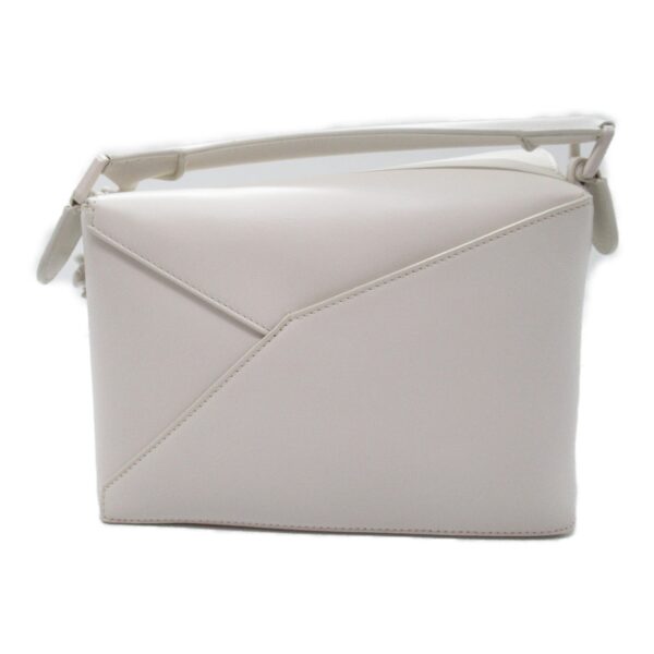 2101218092974 6 Loewe Puzzle Edge Small Leather Shoulder Bag White