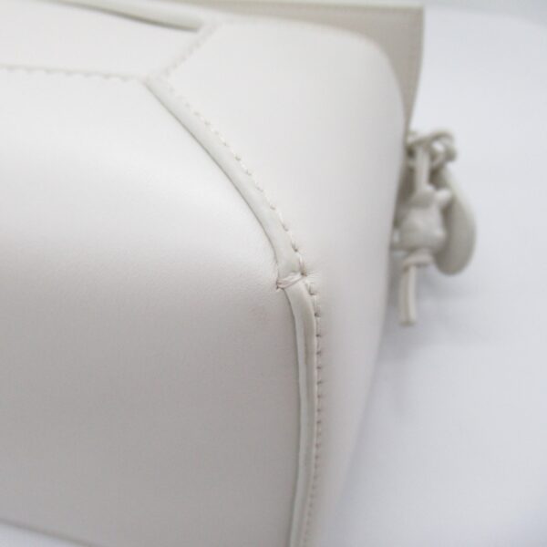 2101218092974 8 Loewe Puzzle Edge Small Leather Shoulder Bag White