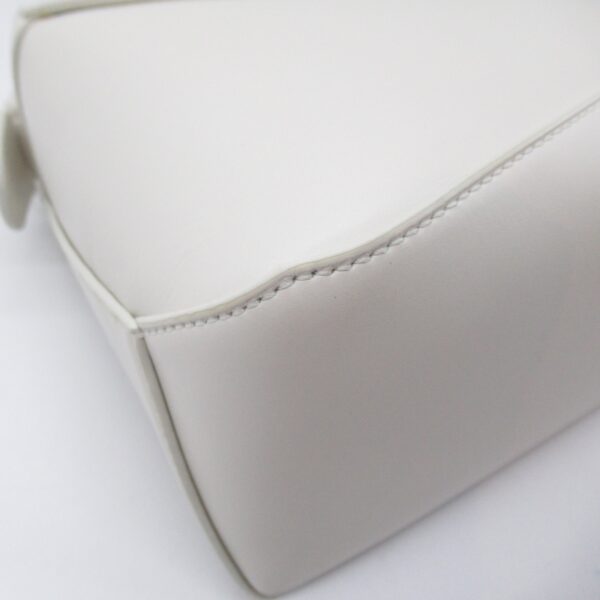 2101218092974 9 Loewe Puzzle Edge Small Leather Shoulder Bag White