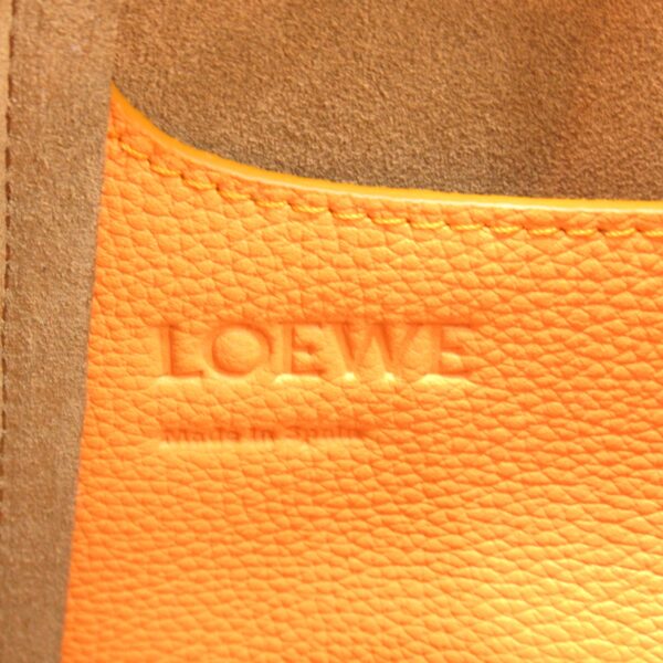 2101218093919 10 Loewe Hammock Nugget Leather Handbag Orange