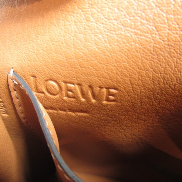 2101218094022 10 Loewe Box Leather Shoulder Bag Brown Tan