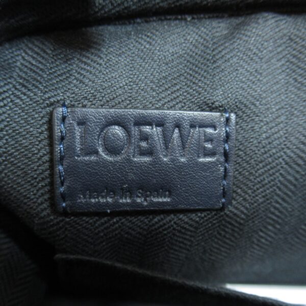 2101218094121 10 Loewe Military XS Leather Messenger Bag Navy