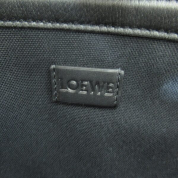 2101218094275 6 Loewe Buckle Horizontal Calf Jacquard Tote Bag Black Anthracite