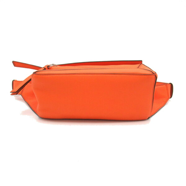 2101218094336 5 Loewe Puzzle Bum Small Leather Waist Bag Orange Neon