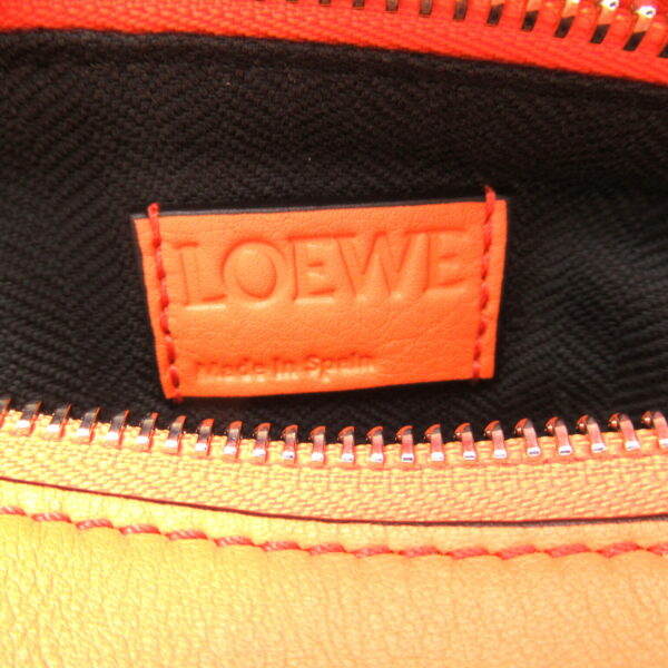 2101218094336 9 Loewe Puzzle Bum Small Leather Waist Bag Orange Neon