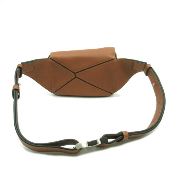 2101218094343 2 Loewe Puzzle Bum Mini Leather Waist Bag Brown