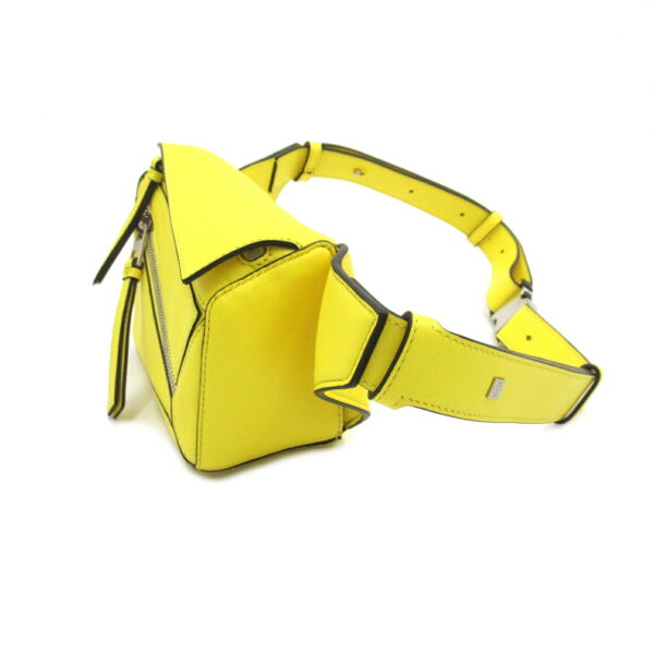 2101218094367 3 Loewe Puzzle Bum Mini Leather Waist Bag Yellow