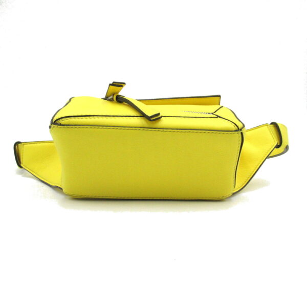 2101218094367 5 Loewe Puzzle Bum Mini Leather Waist Bag Yellow