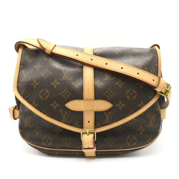 2101218100396 1 Louis Vuitton Saumur 30 Shoulder Bag Monogram Brown