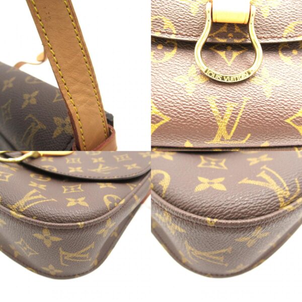 2101218100457 10c Louis Vuitton Saint Cloud 24 Shoulder Bag Monogram Brown