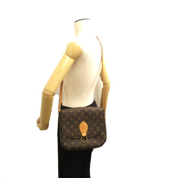 2101218100457 5 Louis Vuitton Saint Cloud 24 Shoulder Bag Monogram Brown