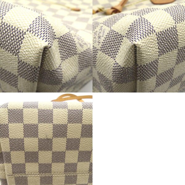 2101218100587 13c Louis Vuitton Jena MM Tote Bag Damier Azur Ivory