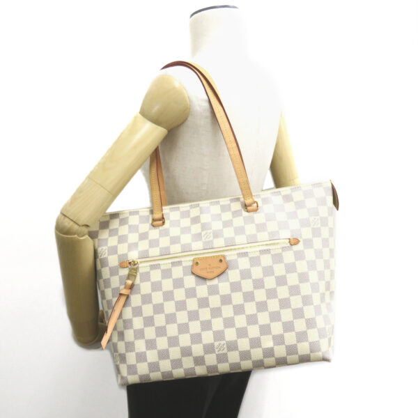 2101218100587 5 Louis Vuitton Jena MM Tote Bag Damier Azur Ivory