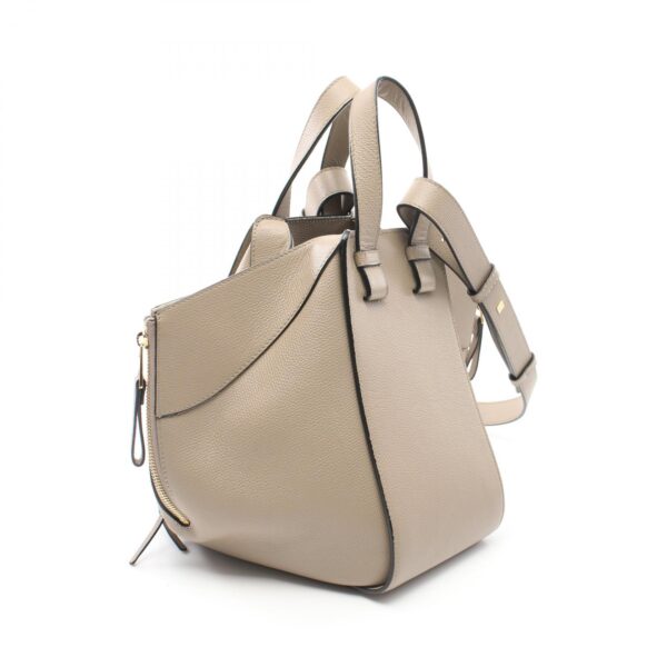 2101218105261 2 Loewe Hammock Small Leather Handbag Beige