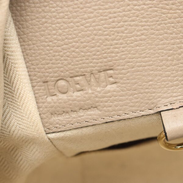 2101218105261 4 Loewe Hammock Small Leather Handbag Beige