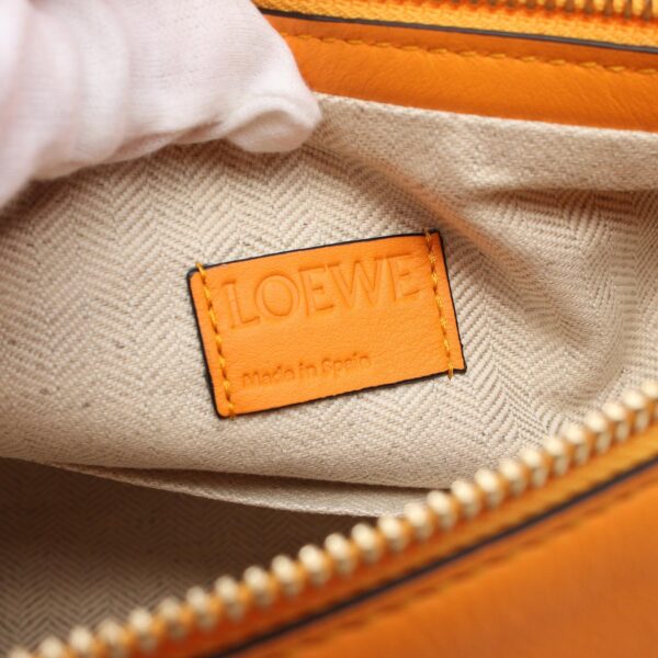 2101218123685 4 Loewe Puzzle Hobo Leather Shoulder Bag Orange