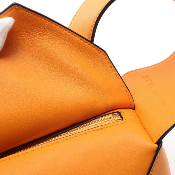 2101218123685 8 Loewe Puzzle Hobo Leather Shoulder Bag Orange