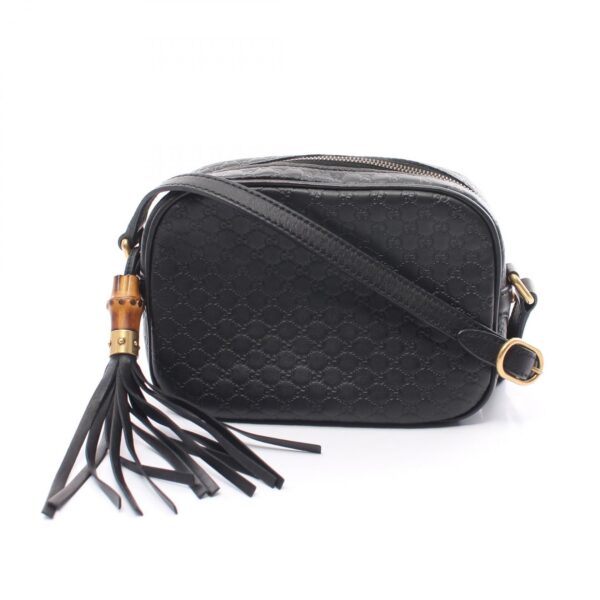 2101218142150 1 Gucci Micro Guccisima Shoulder Bag Black