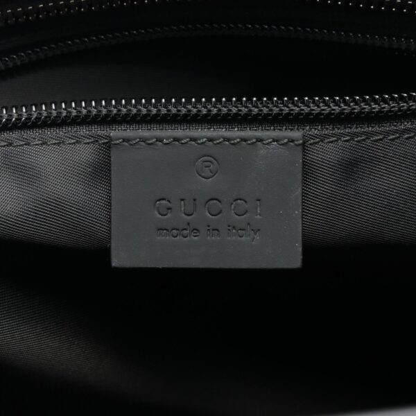 2101218143942 4 Gucci Guccisima Rubber Shoulder Bag Black