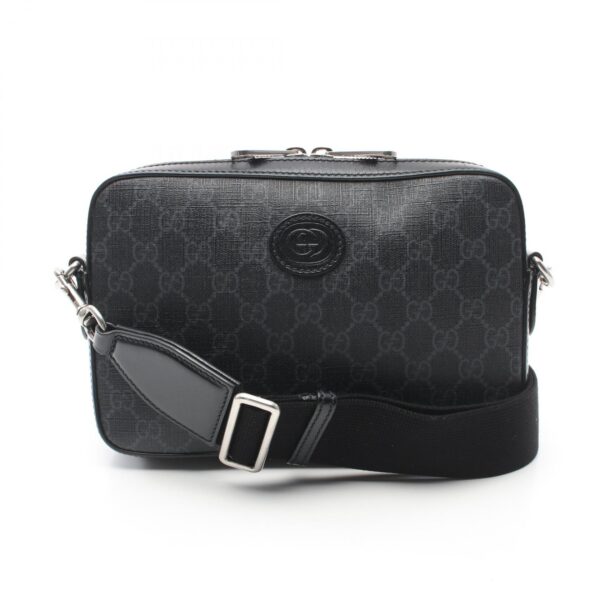 2101218144475 1 Gucci Gg Supreme Shoulder Bag Black