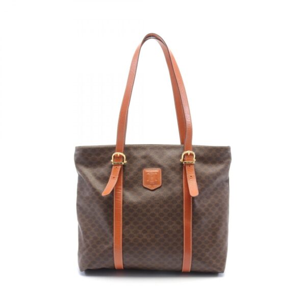 2101218146387 1 Celine Macadam Canvas Tote Bag Brown