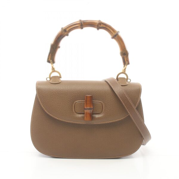 2101218146769 1 Gucci Bamboo Handbag Khaki