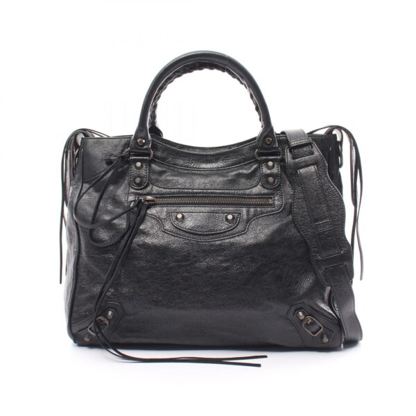 2101218155563 1 Balenciaga The Velo Handbag Black