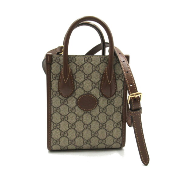 2101218155723 1 Gucci Interlocking G Tote Bag Brown