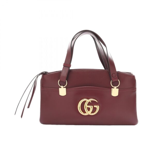 2101218189551 1 Gucci Ally Gg Marmont Handbag Bordeaux