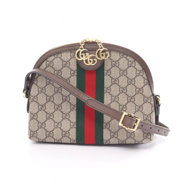 2101218192049 1 Gucci Ophidia Gg Supreme Shoulder Bag Brown